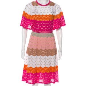 M Missoni metallic knit dress, NWT, size 38